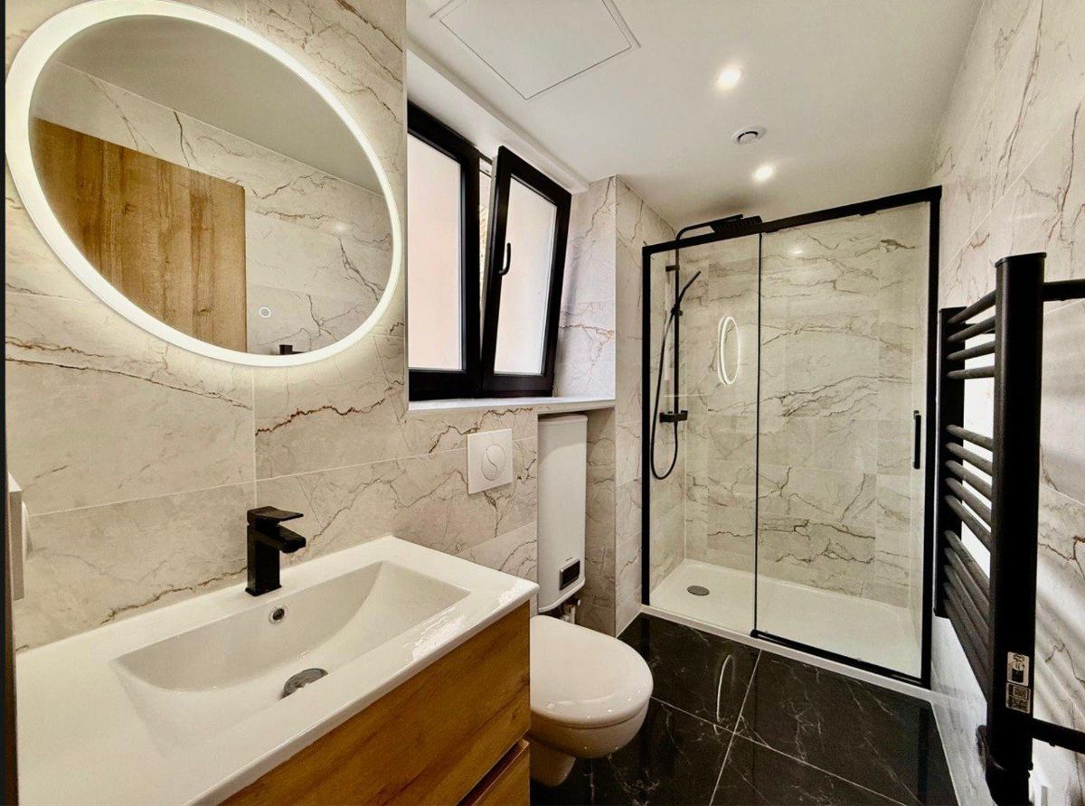 La salle de bain après rénovation
